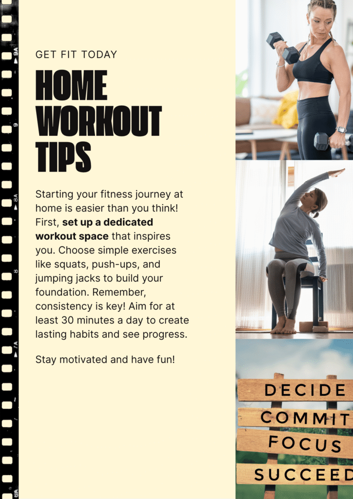 how to start exercising at home for beginners