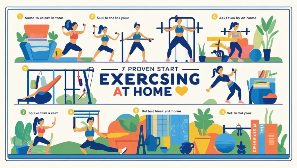 7 Proven Steps to Start Exercising at Home